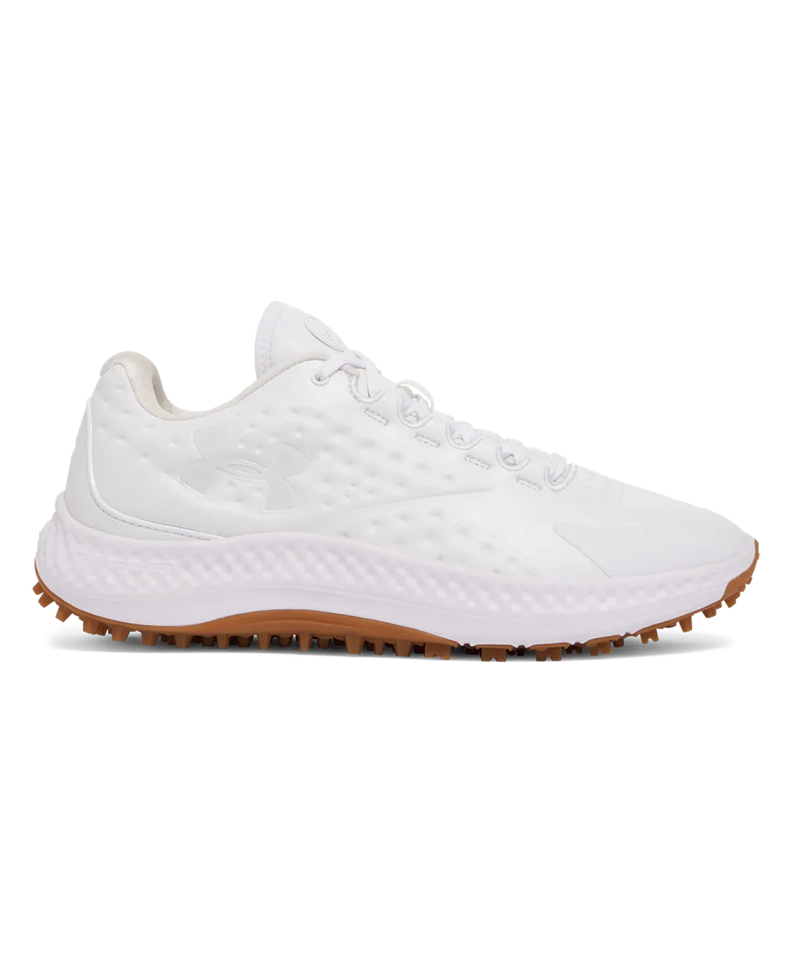 2025 Under Armour Curry 1 Golf Shoe - White/White/White