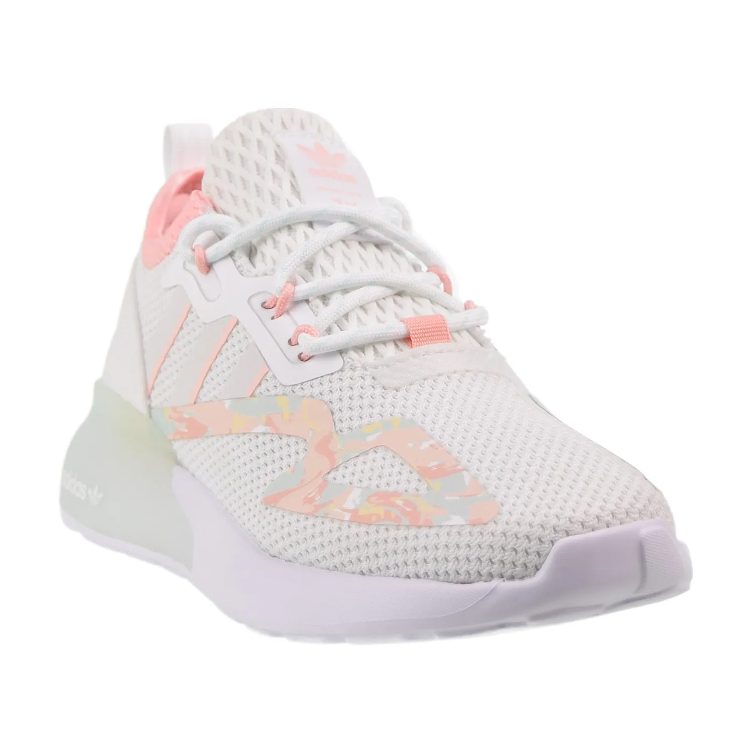 Adidas ZX 2K Little Kids' Shoes Cloud White-Haze Coral