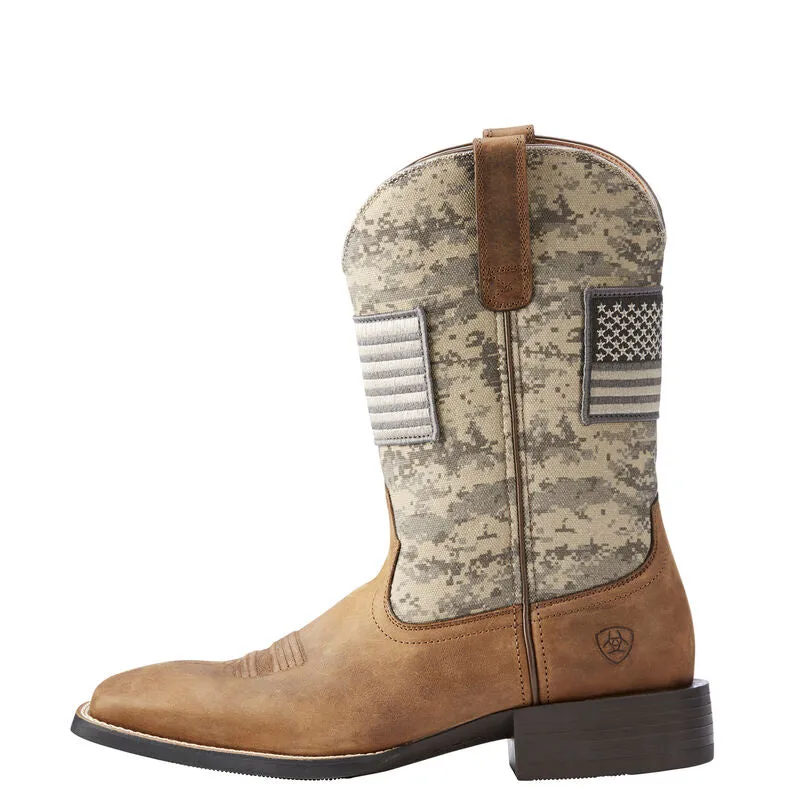 ARIAT MEN'S SPORT PATRIOT BOOTS - 10023359