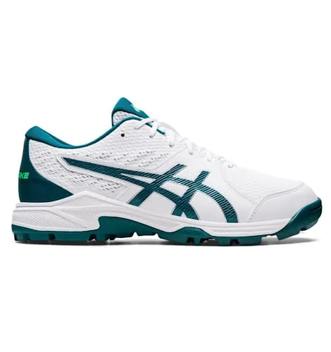 Asics Gel Peake 2 - White/Velvet Pine Cricket Shoes