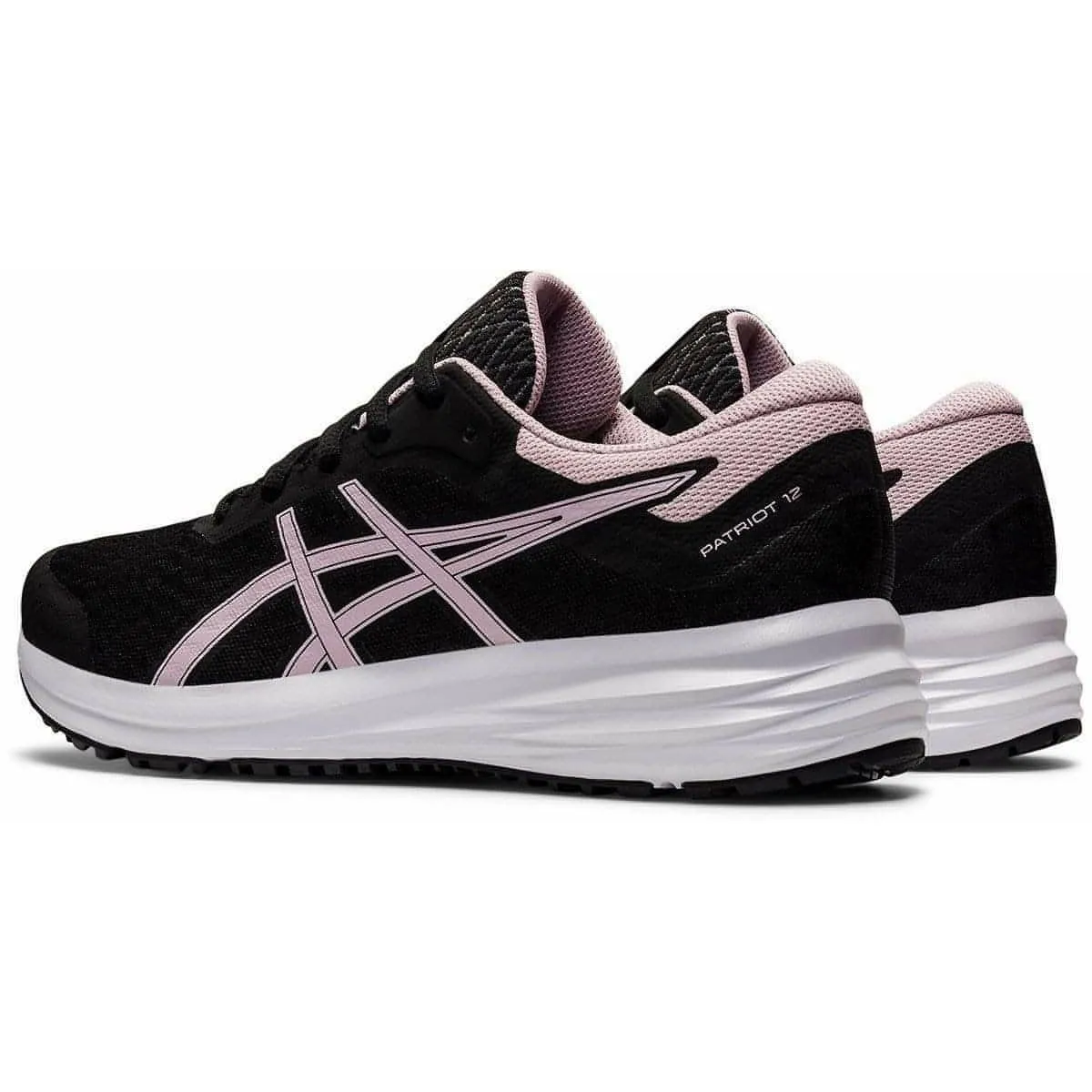 Asics Patriot 12 Womens Running Shoes - Black