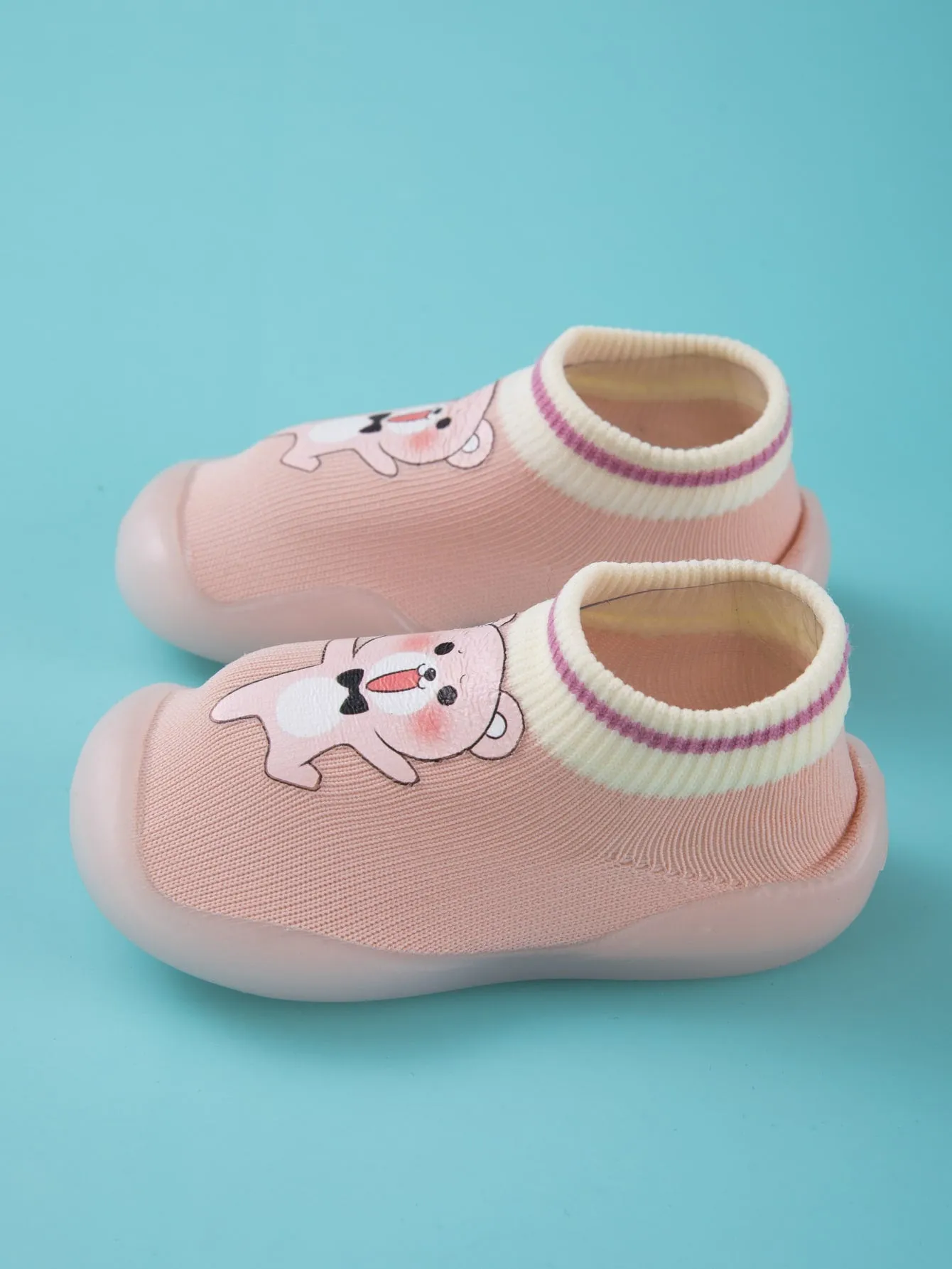 Baby Girls Cartoon Graphic Sock Sneakers