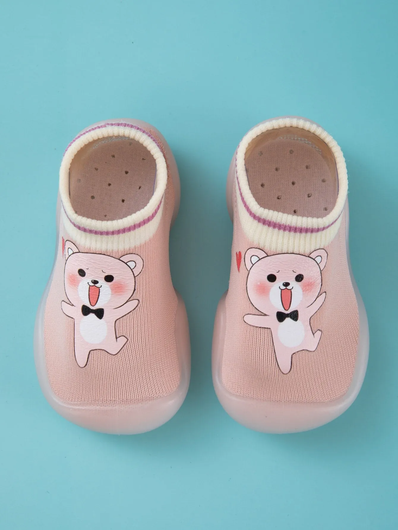 Baby Girls Cartoon Graphic Sock Sneakers