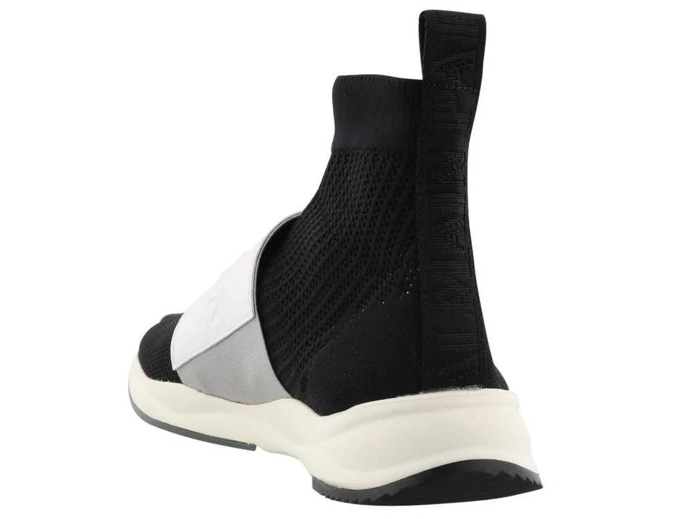 Balmain Mesh Knit Sock Runner Sneakers