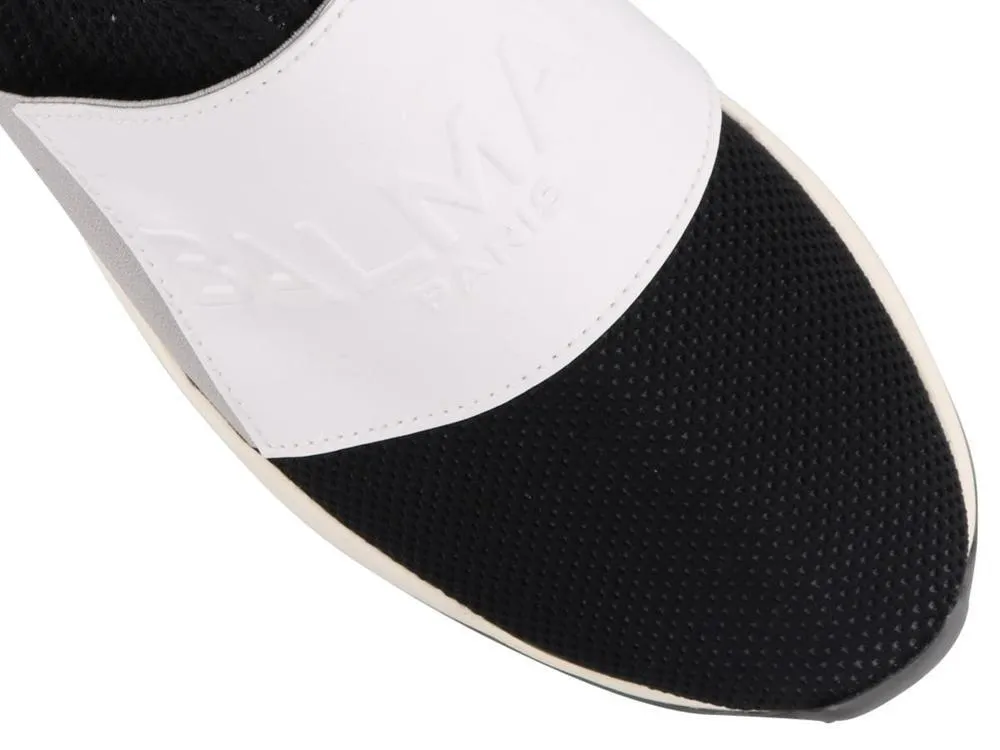 Balmain Mesh Knit Sock Runner Sneakers