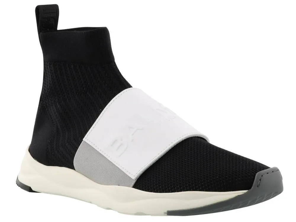 Balmain Mesh Knit Sock Runner Sneakers