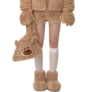 Bear Paw Snow Boots In Brown