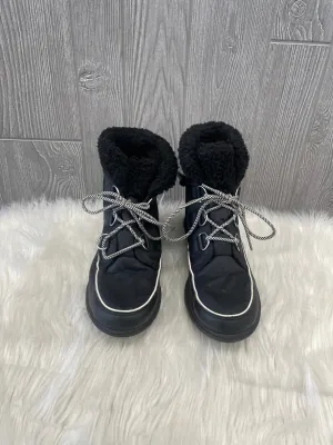 Black Boots Snow Sorel, Size 10
