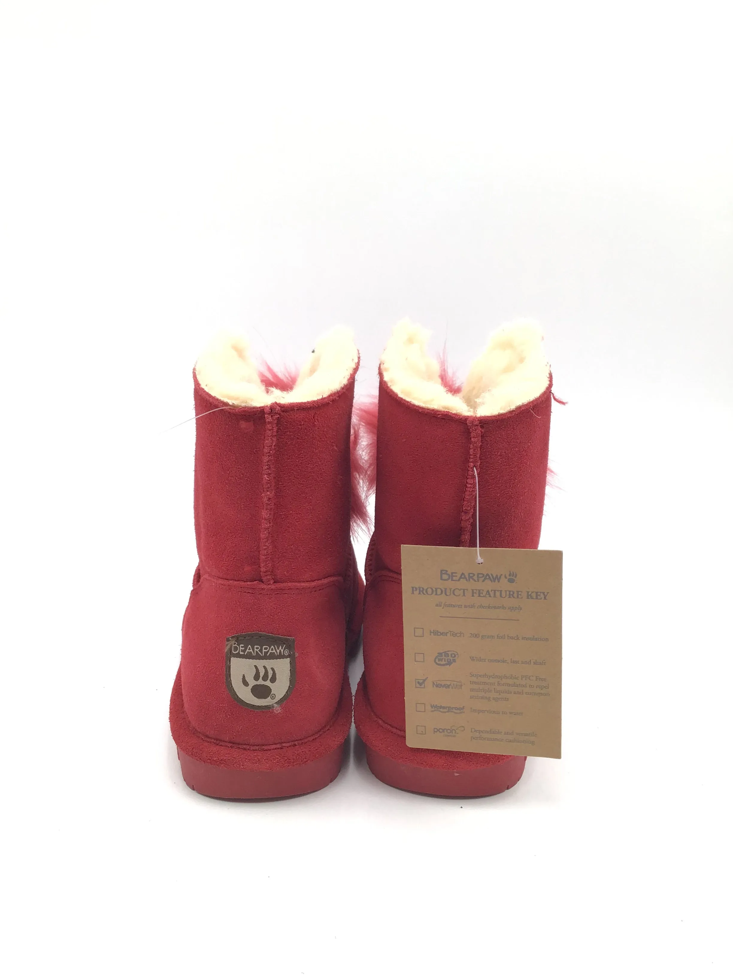 Boots Snow By Bearpaw In Red, Size: 8