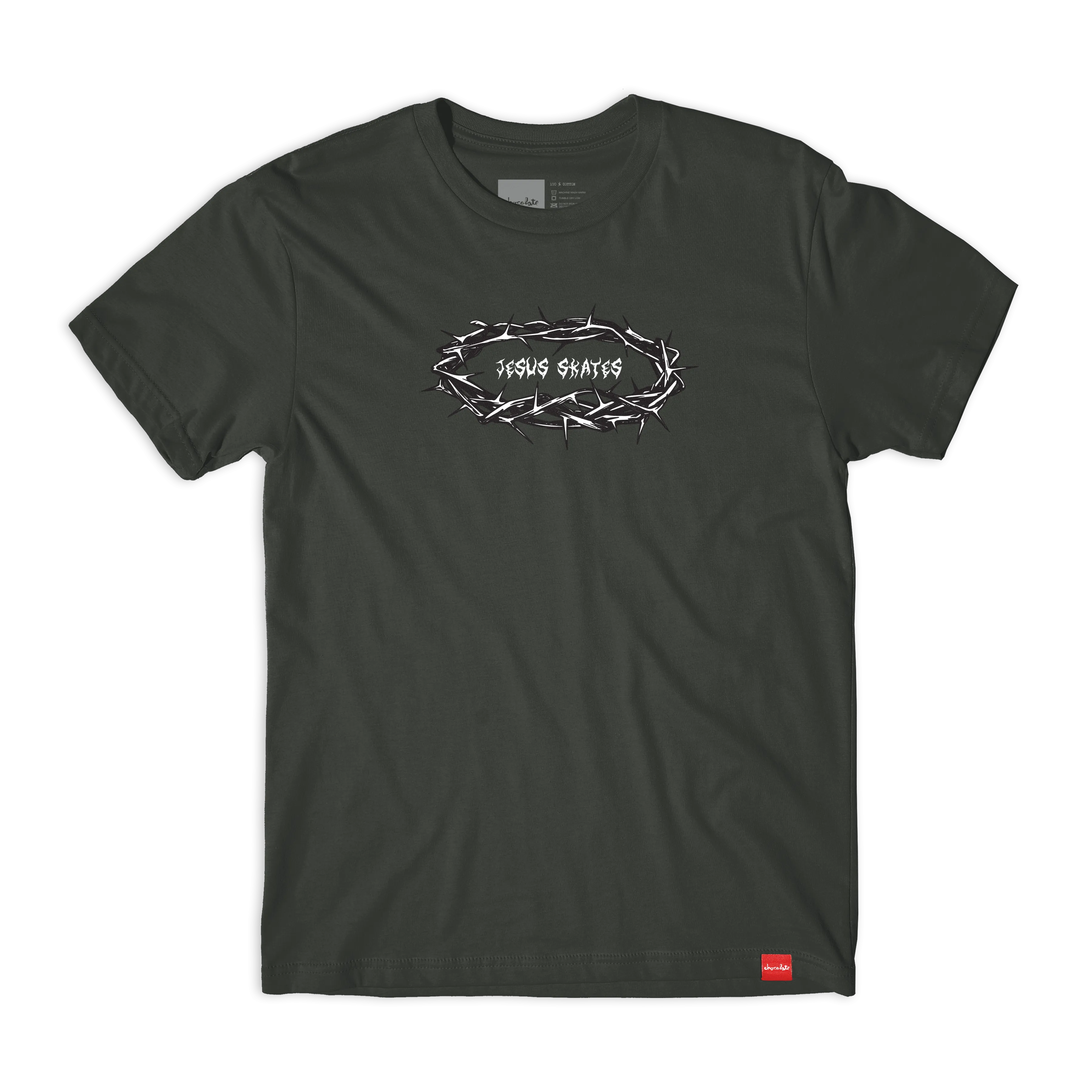 Chocolate Jesus Skates Tee Asphalt Black