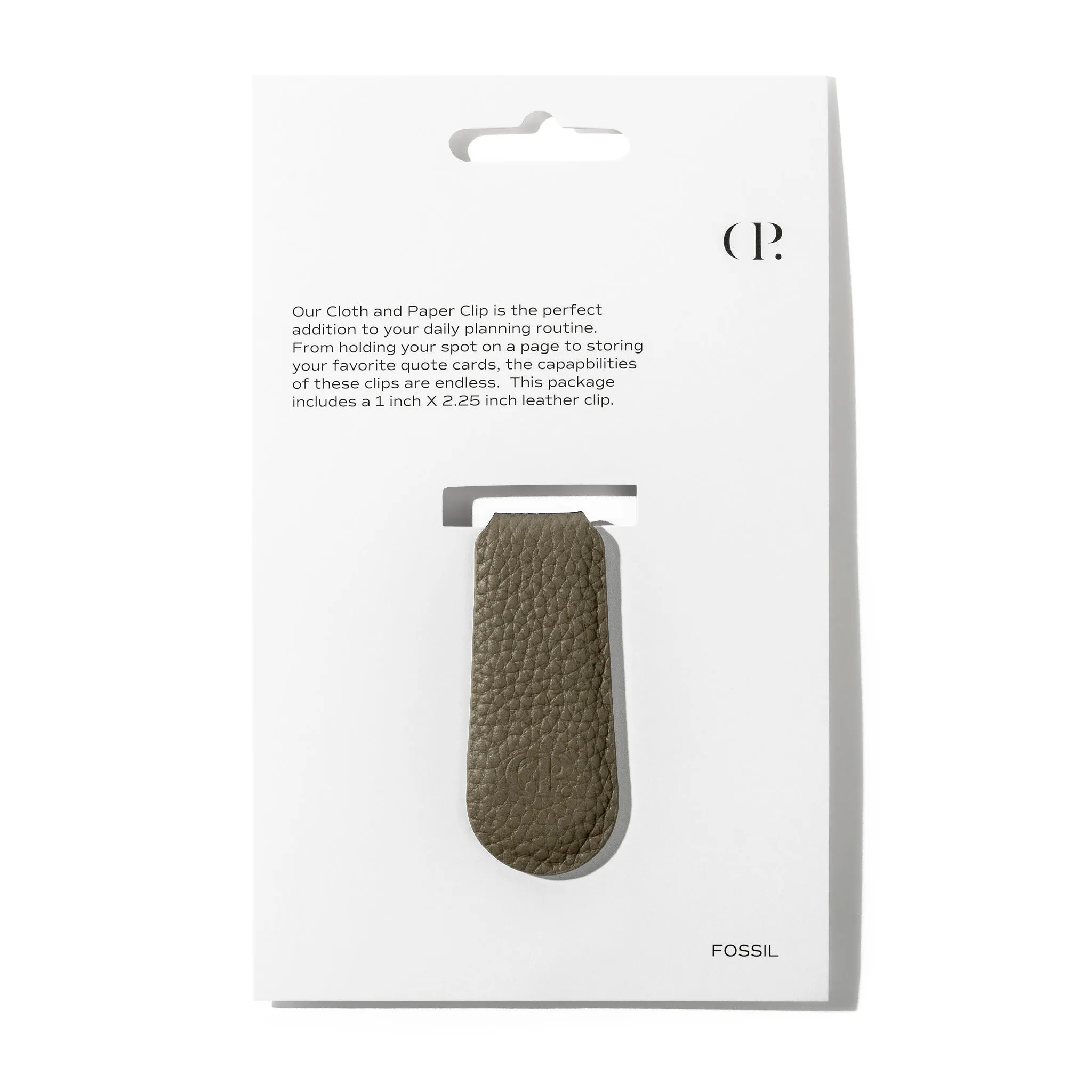 Cloth & PaperClip | Smooth Leather