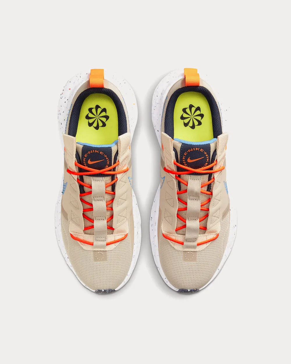 Crater Impact Cream II / Pearl White / Dark Beetroot / Light Photo Blue Low Top Sneakers