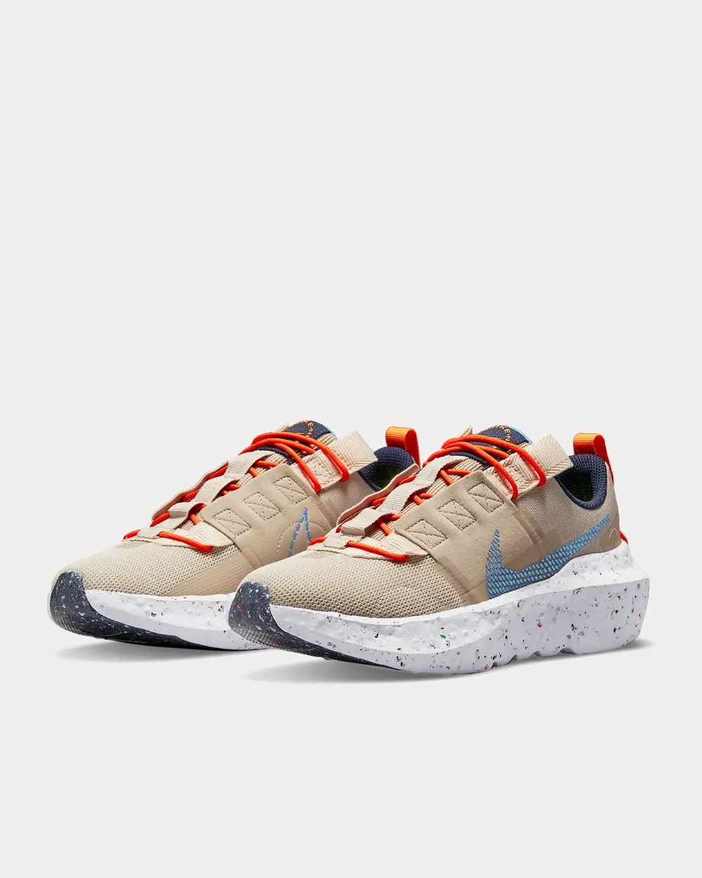 Crater Impact Cream II / Pearl White / Dark Beetroot / Light Photo Blue Low Top Sneakers