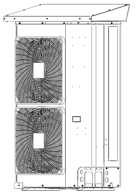 Daikin Single & Double Fan Snow Visor - KPS00344