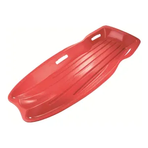 Double Boat Sled, 119x46x14cm,With Rope, Red