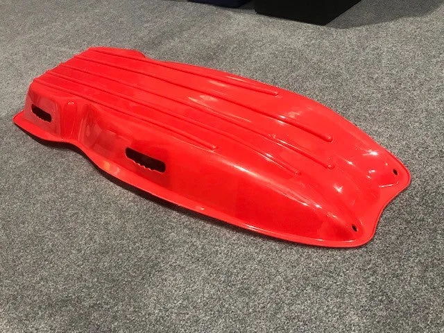 Double Boat Sled, 119x46x14cm,With Rope, Red