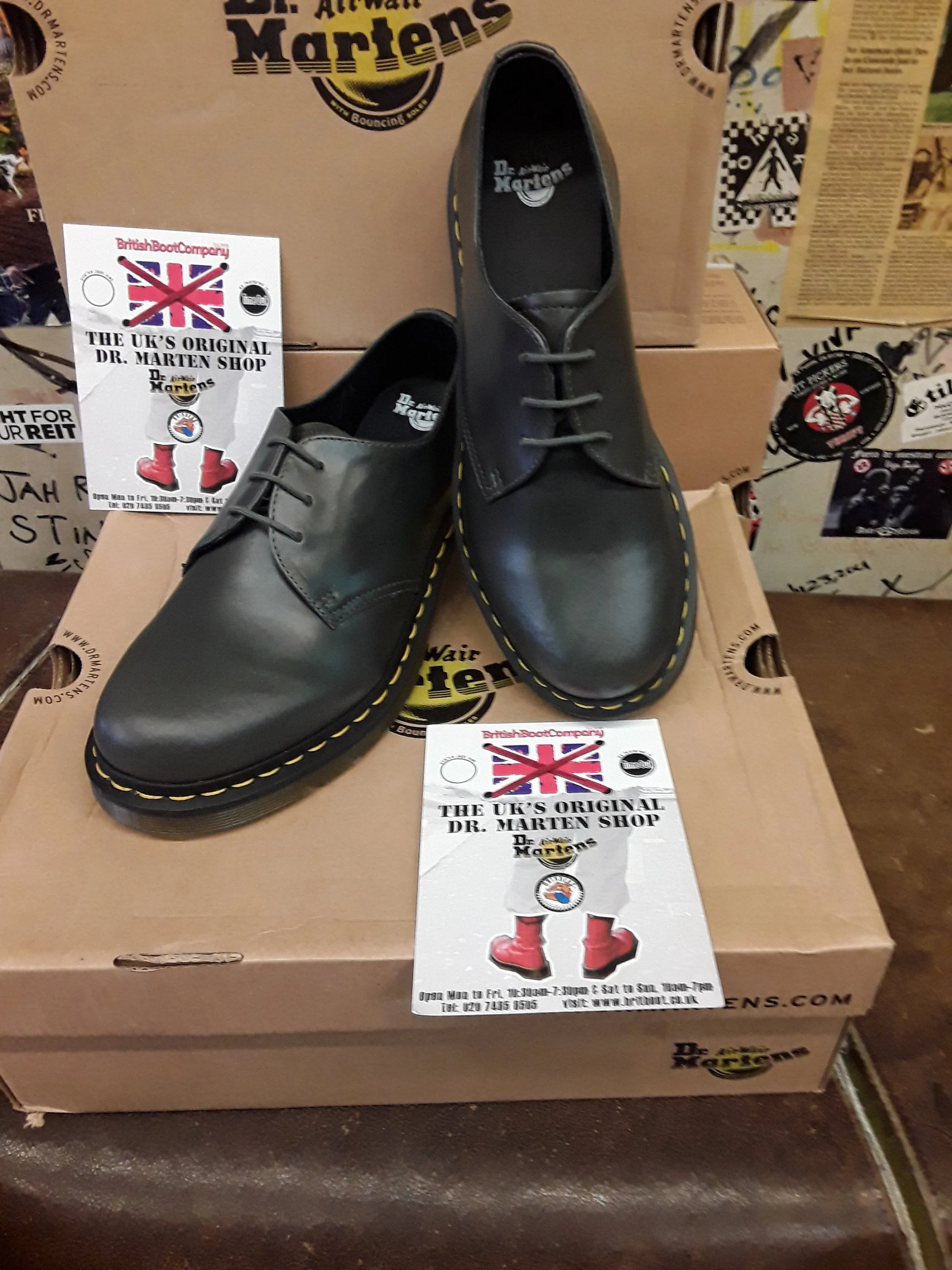 Dr Martens 1461 Grey Buttero Size 7