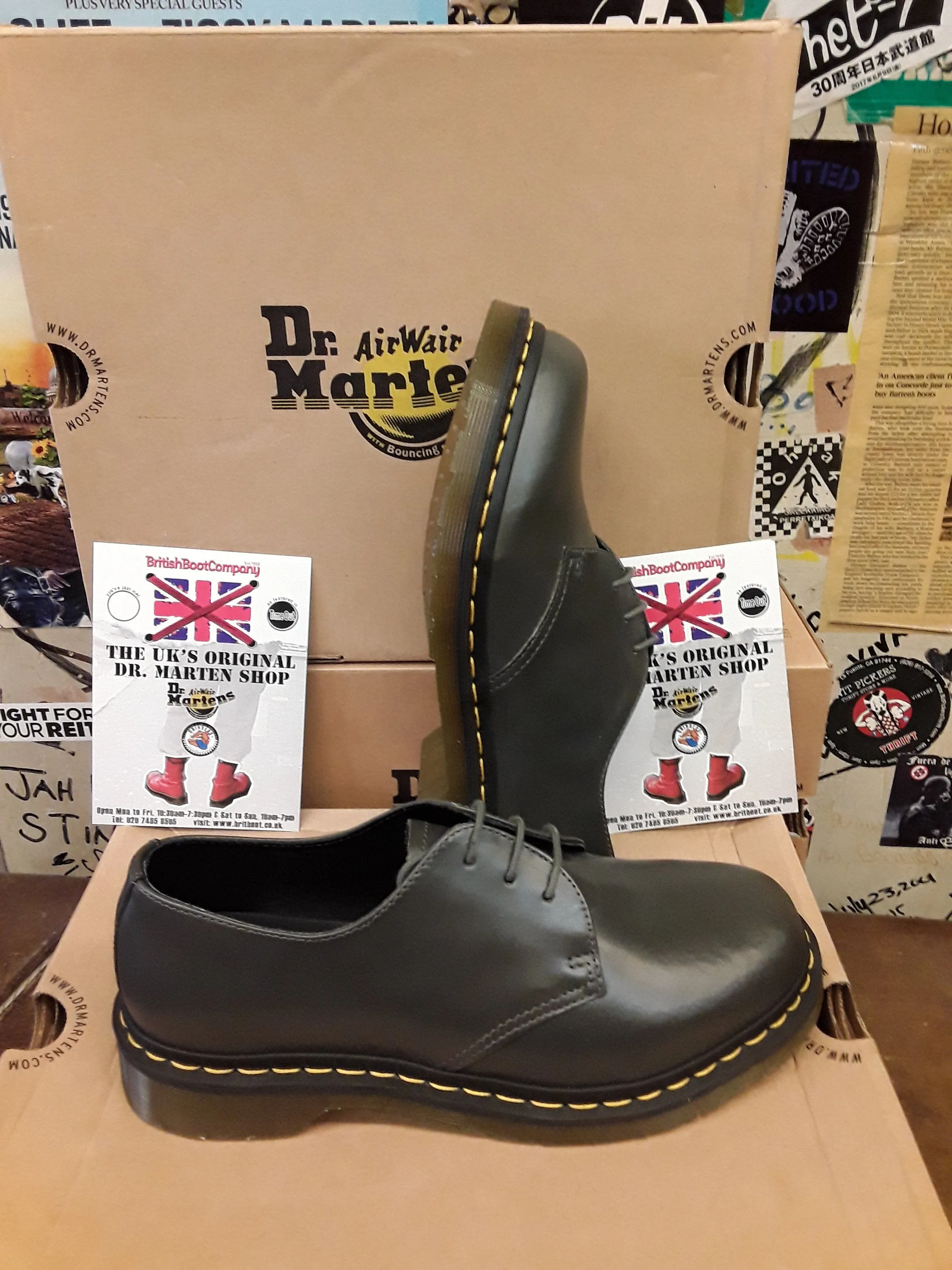 Dr Martens 1461 Grey Buttero Size 7