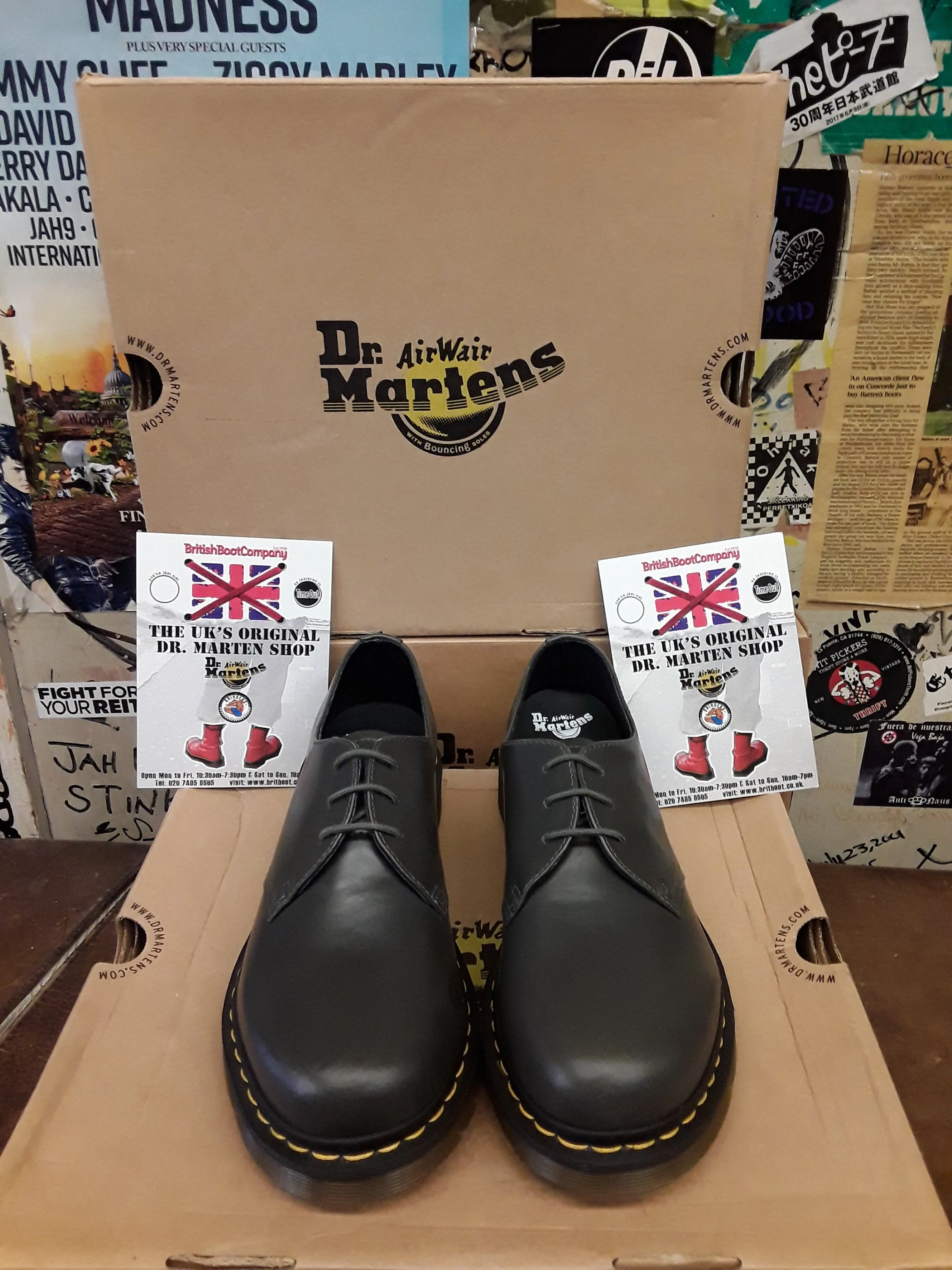 Dr Martens 1461 Grey Buttero Size 7