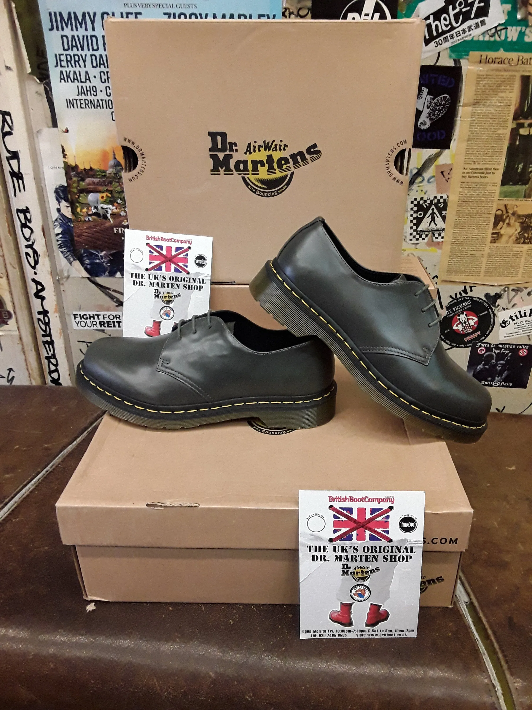 Dr Martens 1461 Grey Buttero Size 7