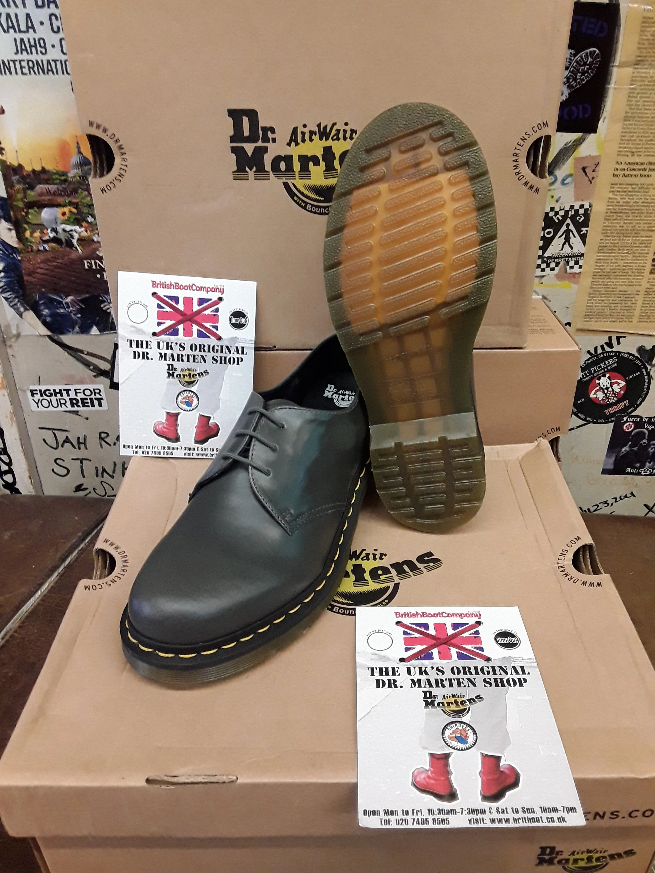 Dr Martens 1461 Grey Buttero Size 7
