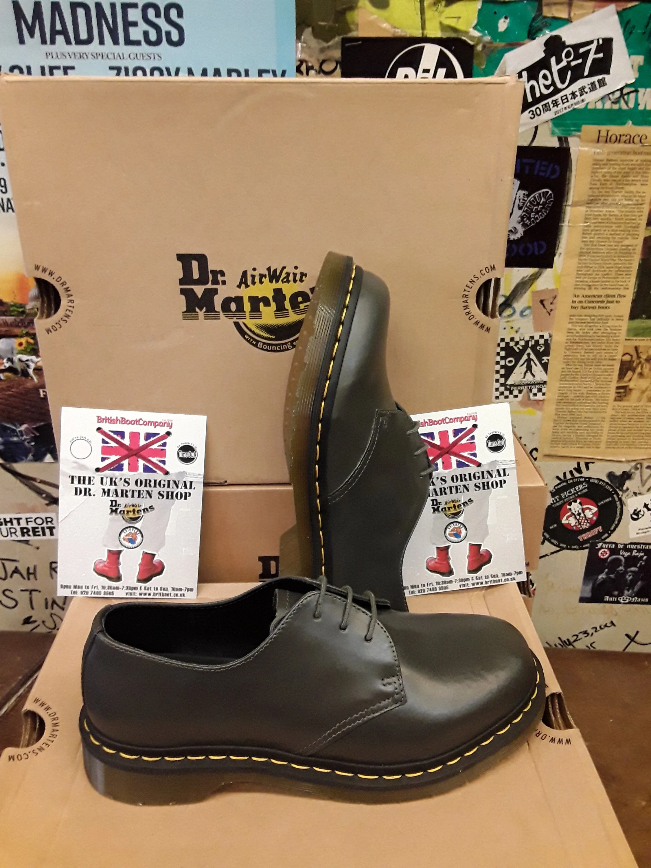 Dr Martens 1461 Grey Buttero Size 7