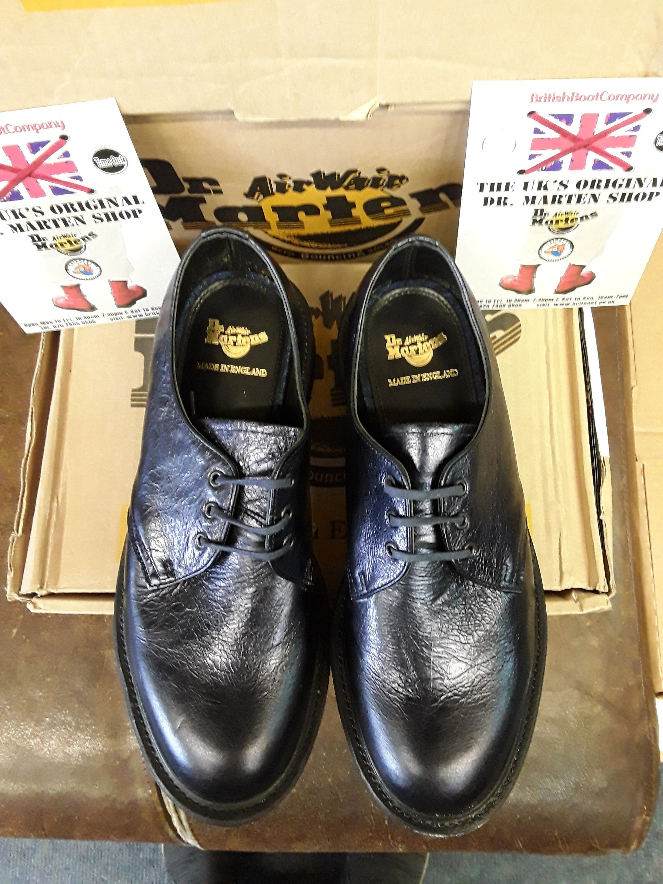 Dr Martens 1461 Made in England Navy Analine Various Sizes