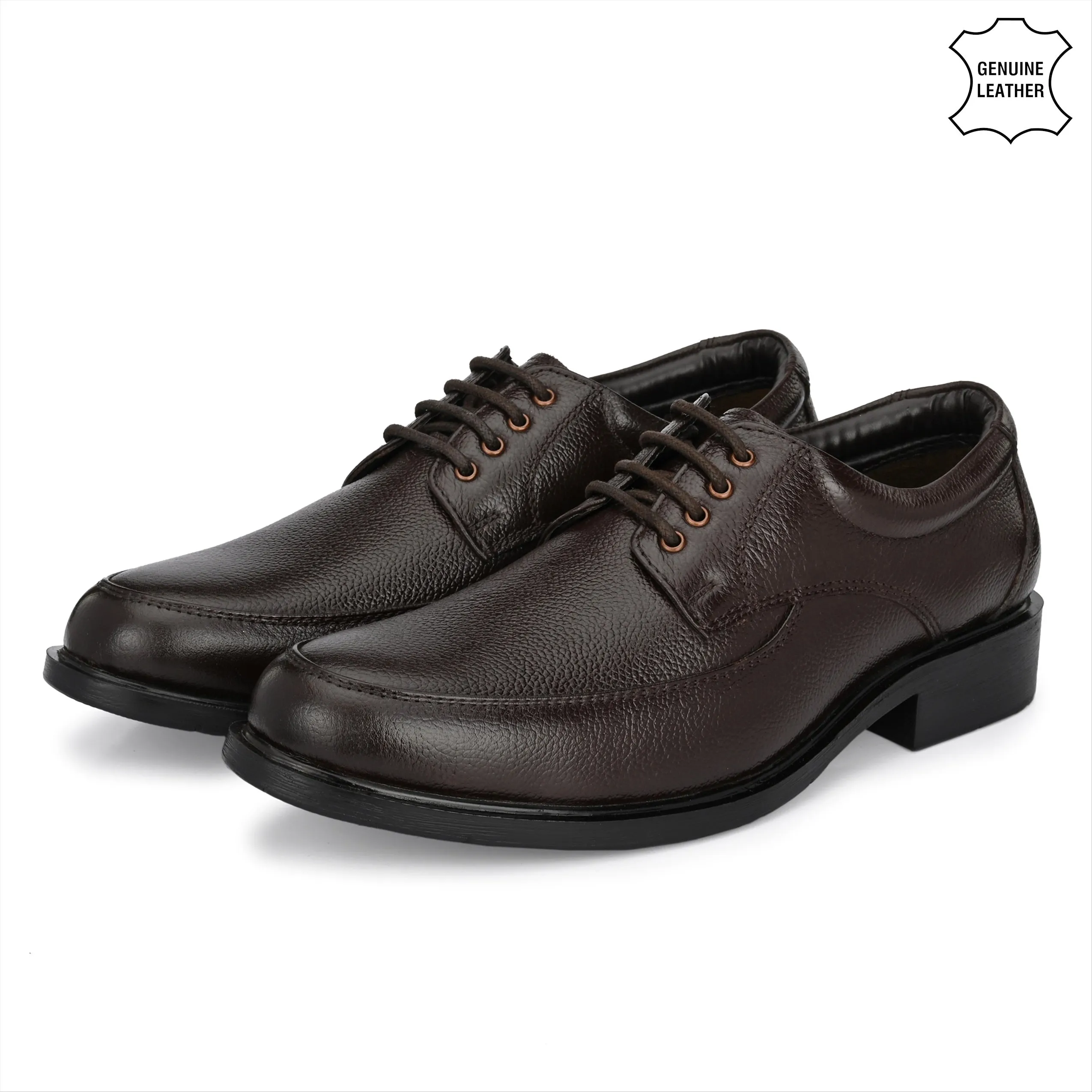 Fine Full Grain Leather Derby Lace Ups