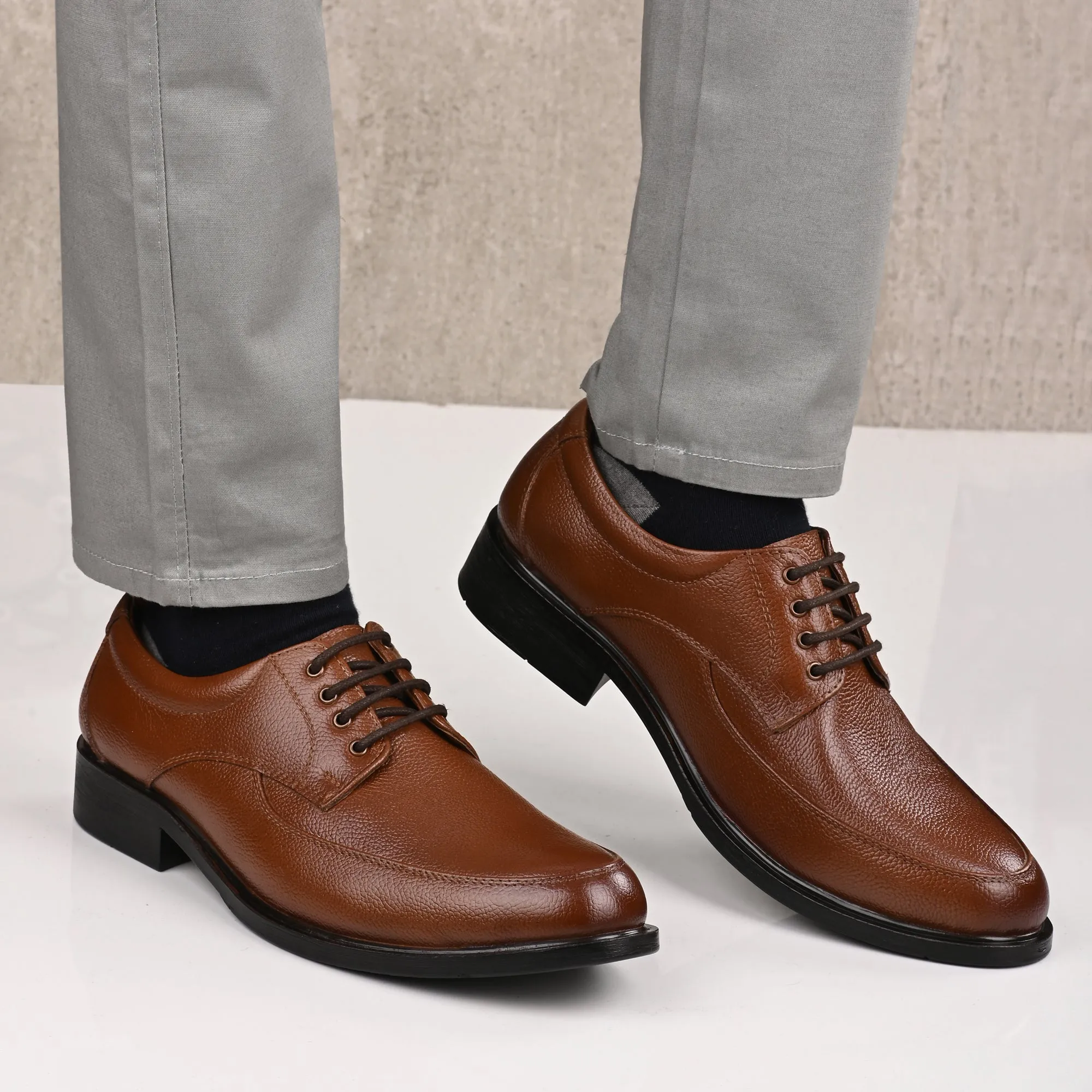 Fine Full Grain Leather Derby Lace Ups