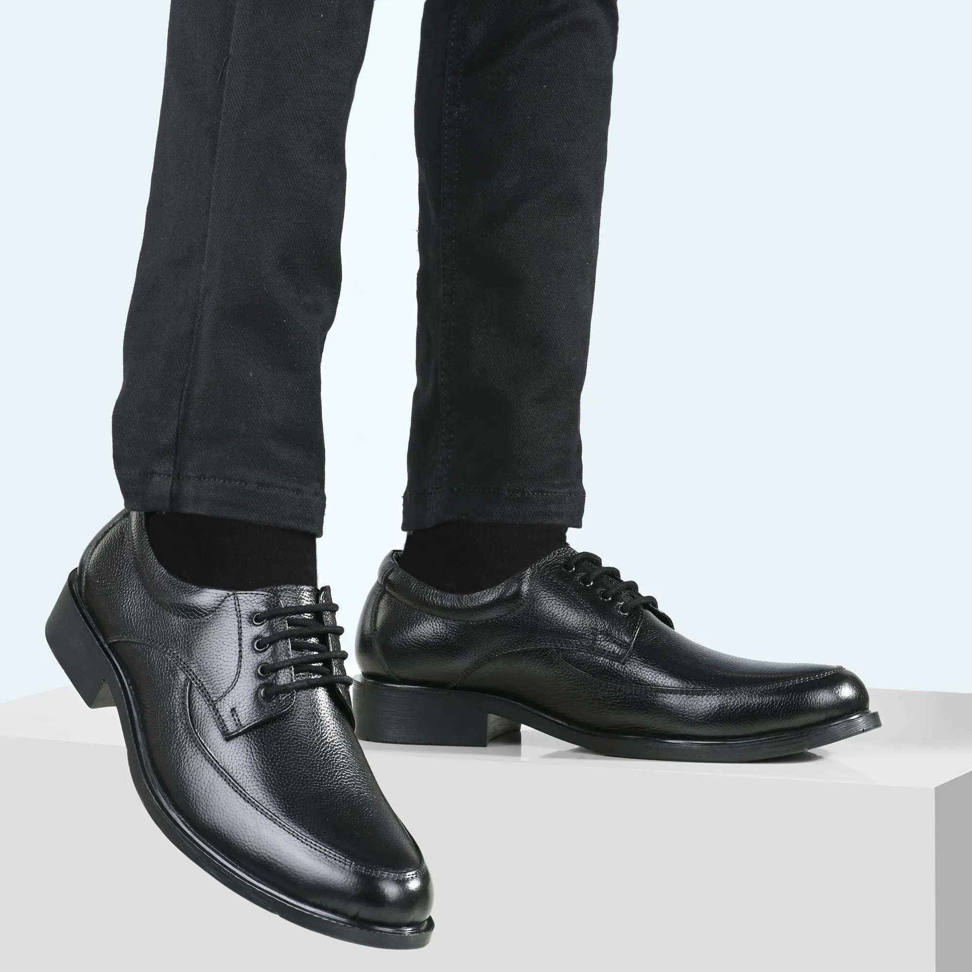 Fine Full Grain Leather Derby Lace Ups