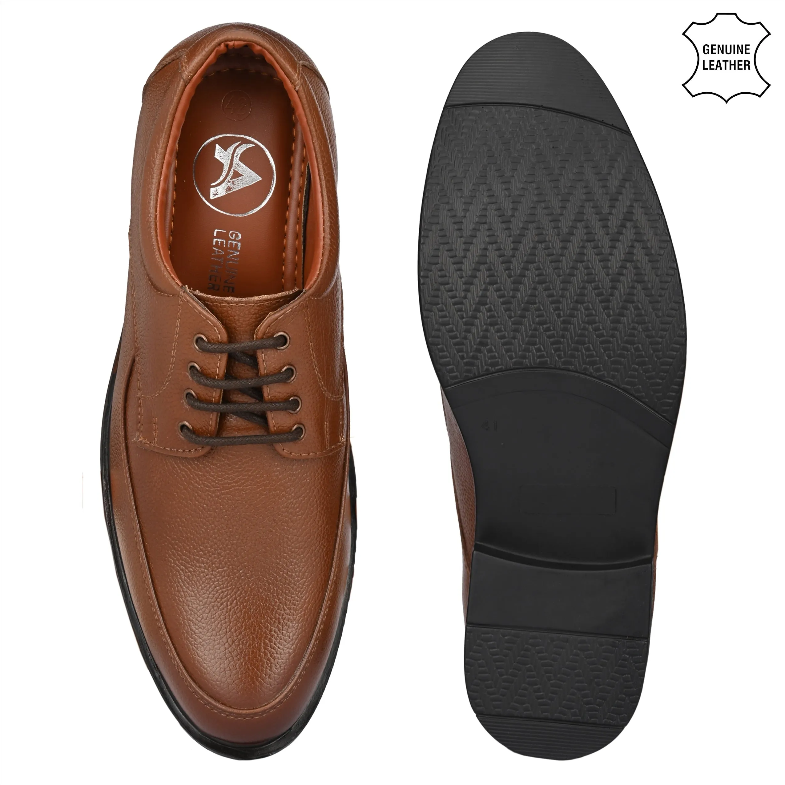 Fine Full Grain Leather Derby Lace Ups