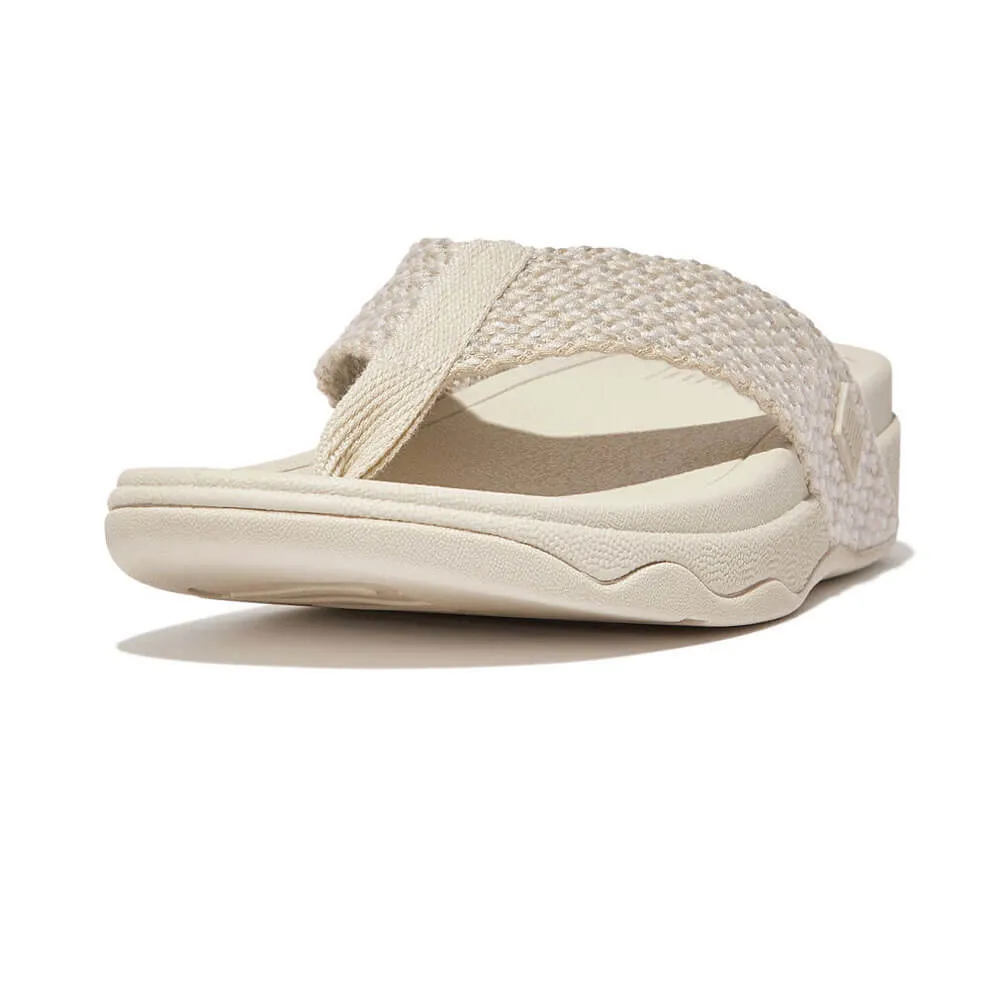 FitFlop Surfa Multi-Tone Webbing Toe-Post Sandals - Paris Beige