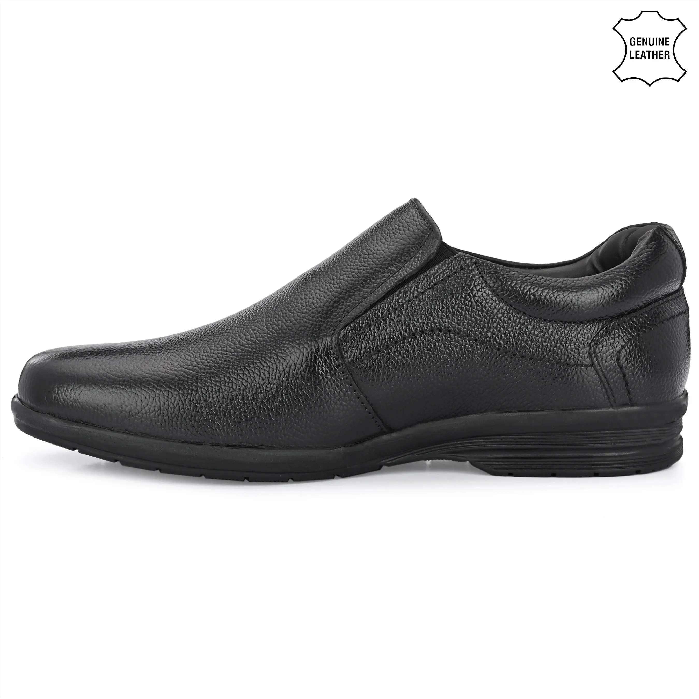 Flawless Full Grain Leather Slip Ons