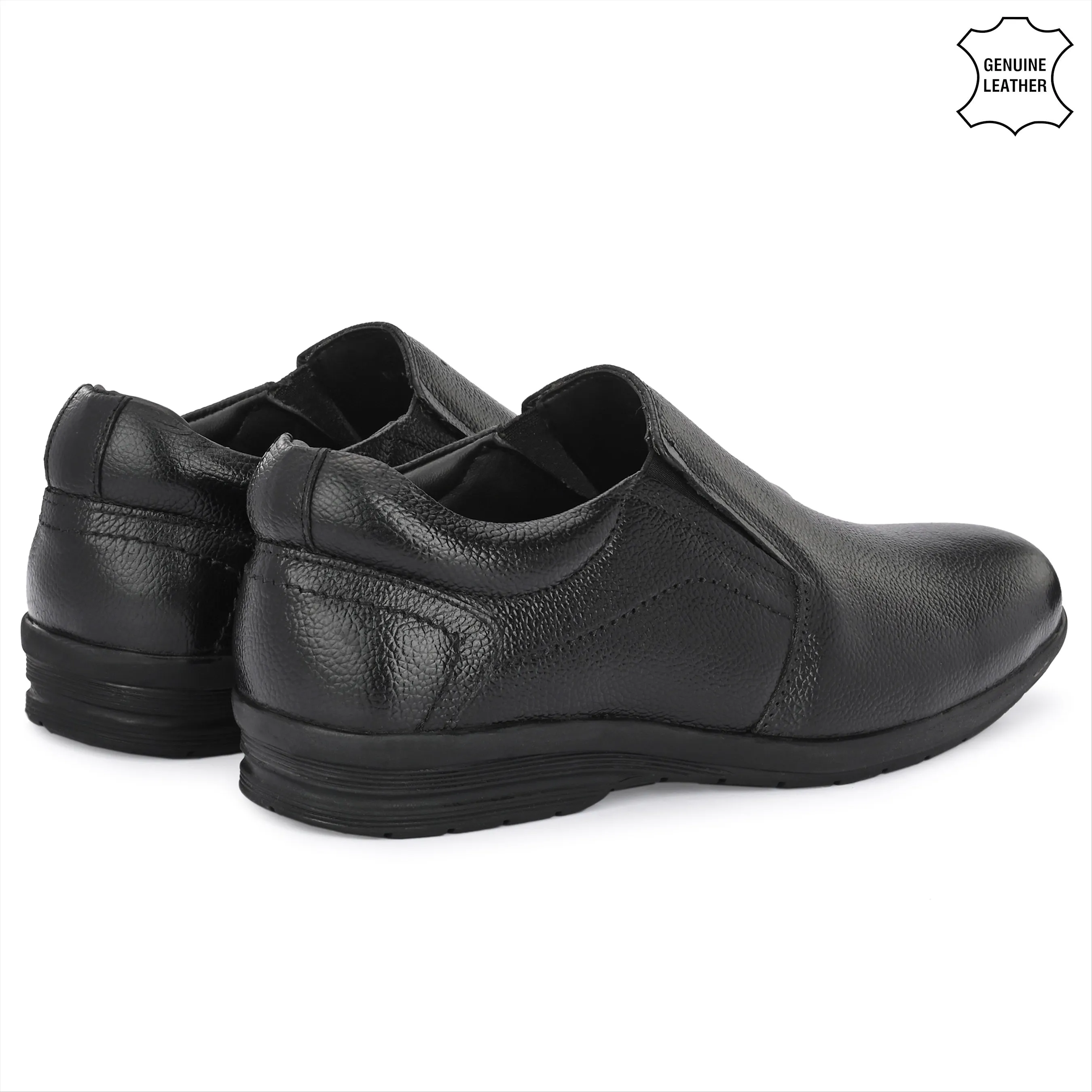 Flawless Full Grain Leather Slip Ons