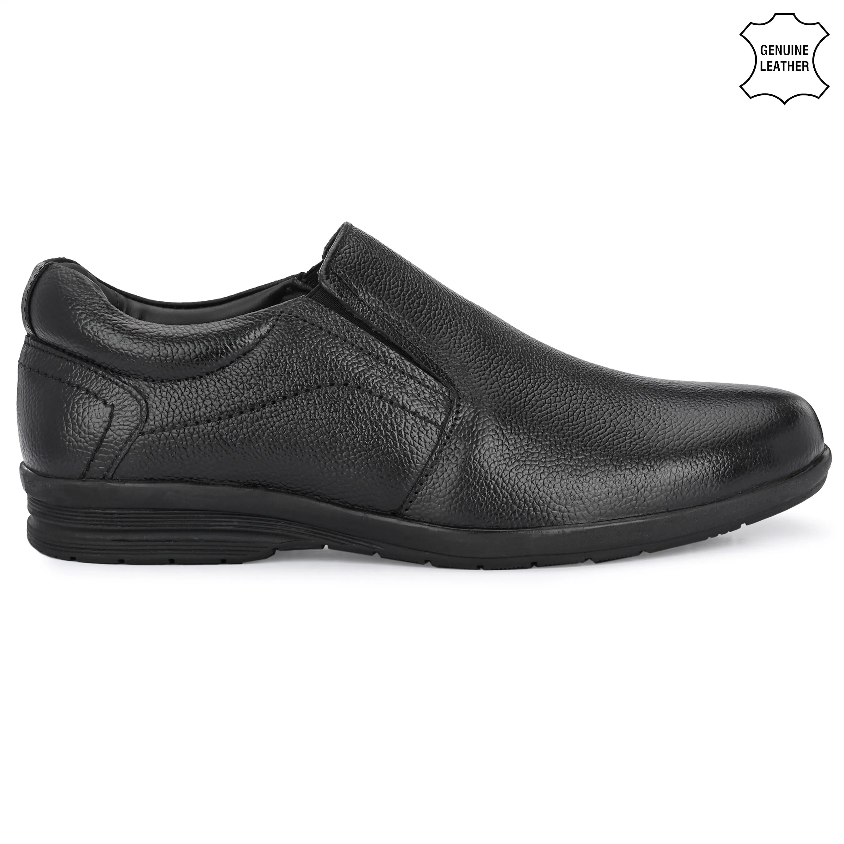 Flawless Full Grain Leather Slip Ons