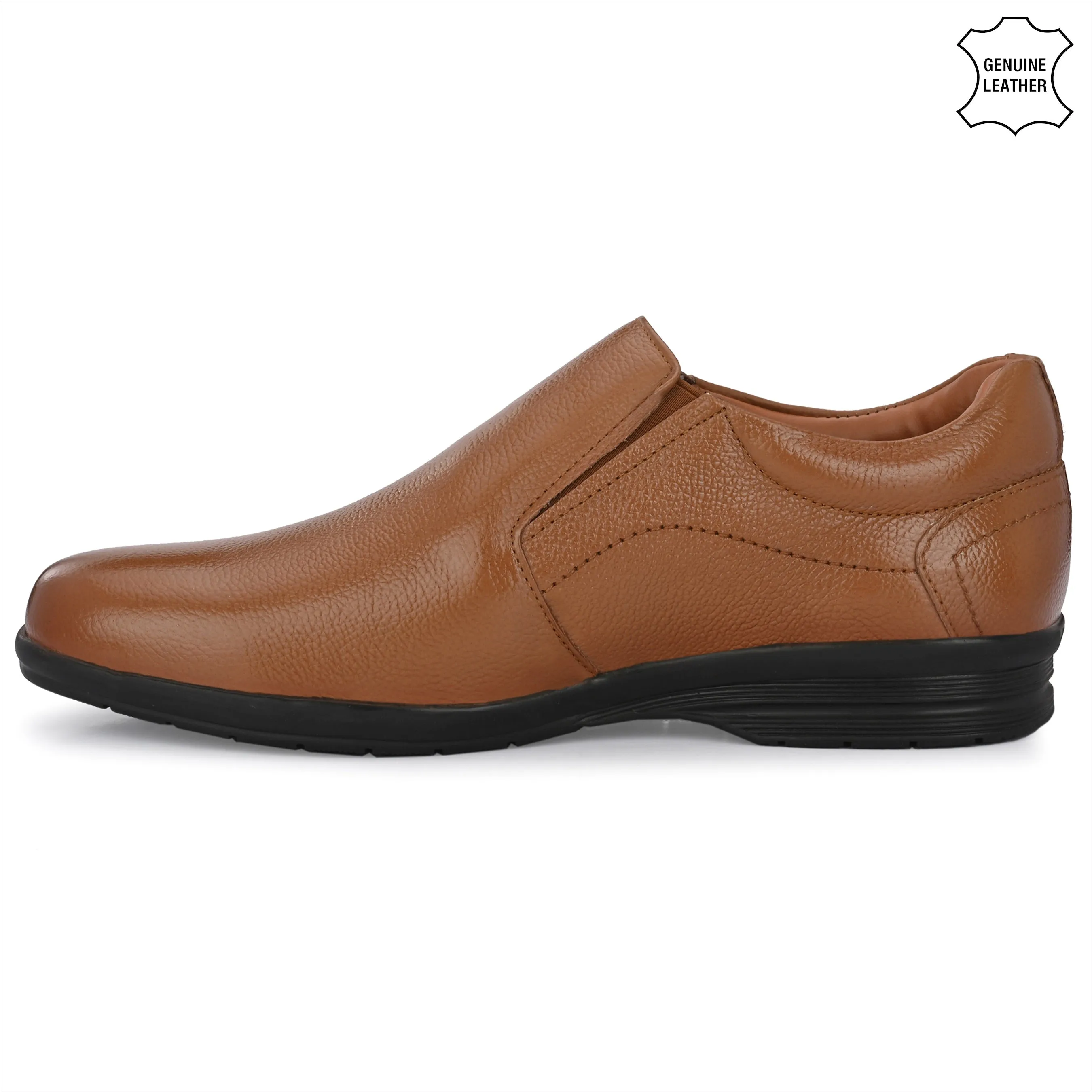 Flawless Full Grain Leather Slip Ons