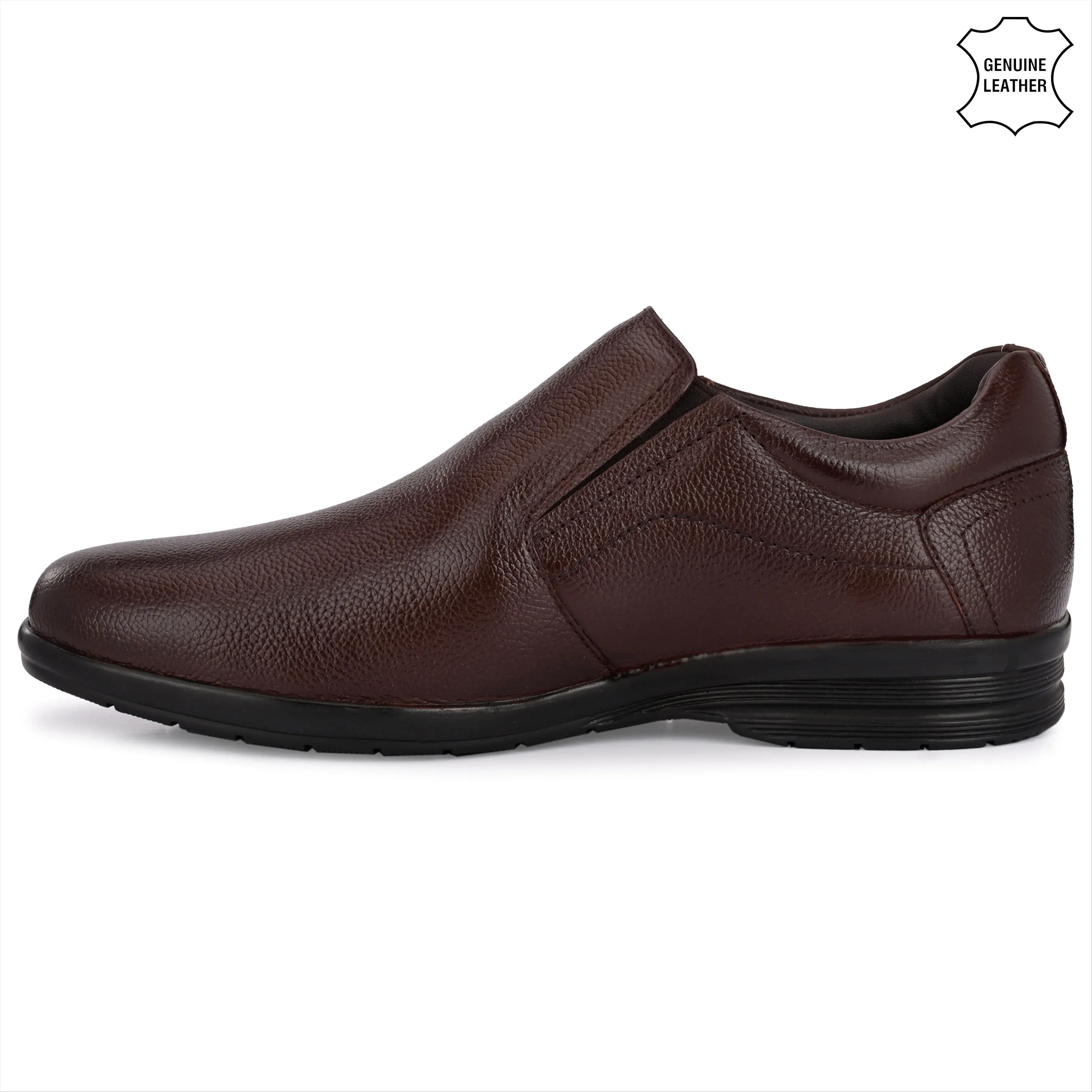 Flawless Full Grain Leather Slip Ons