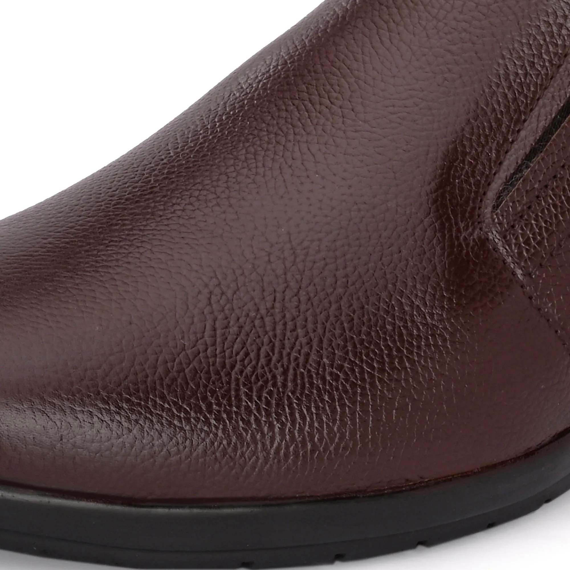 Flawless Full Grain Leather Slip Ons