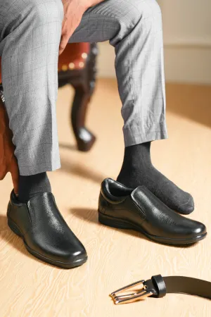 Flawless Full Grain Leather Slip Ons