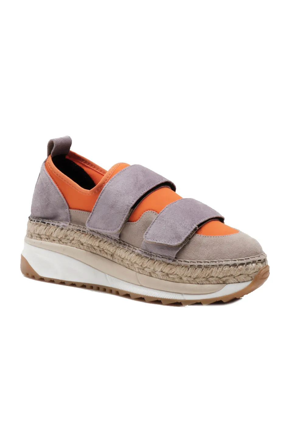 Free People Chapmin Double Take Sneaker In Tiger Lily