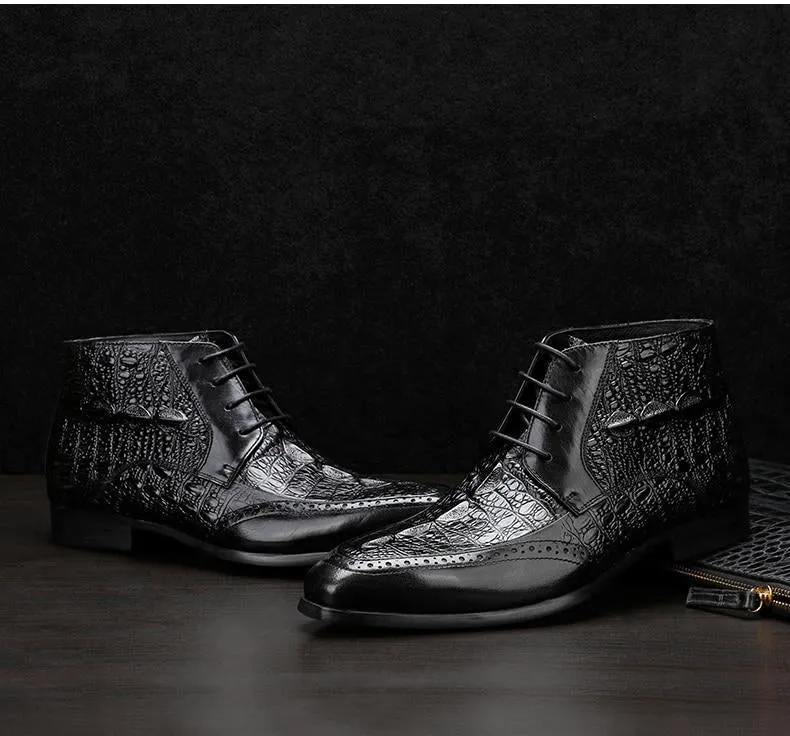 Heaton Genuine Leather Chelsea Boots