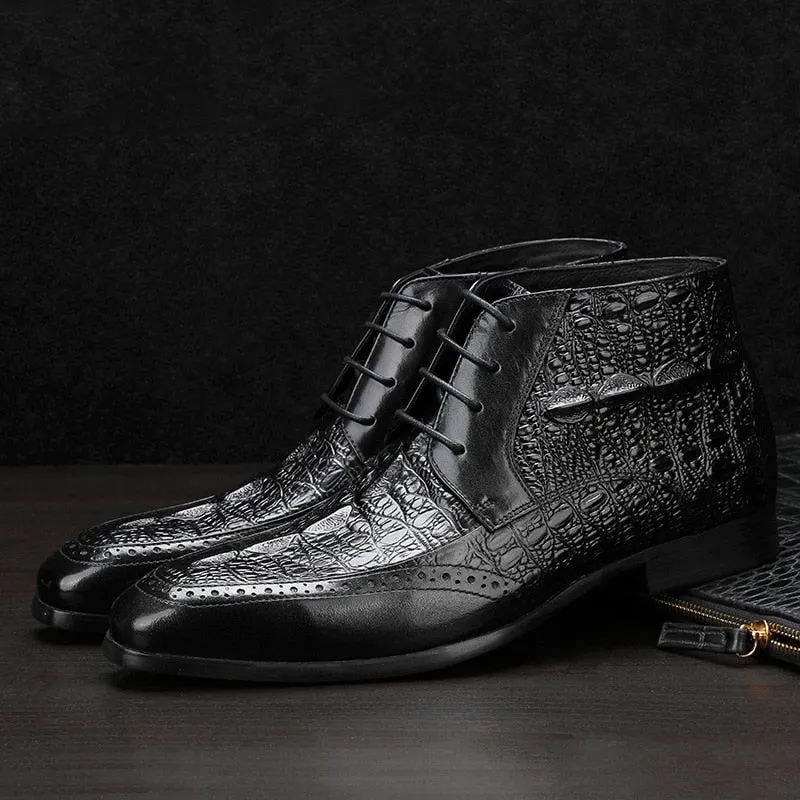 Heaton Genuine Leather Chelsea Boots