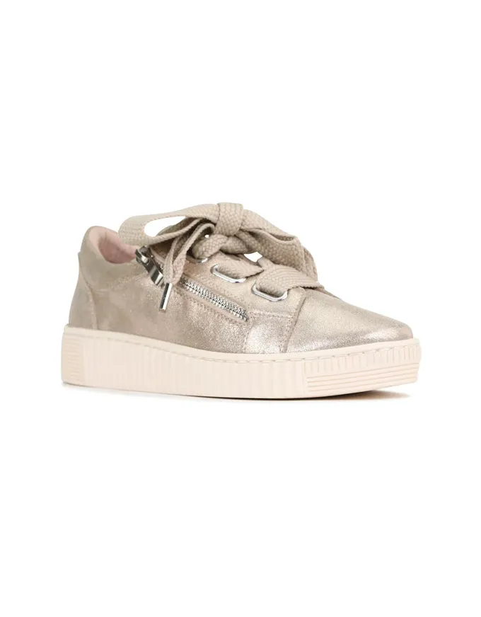 JOVI Sneakers Champagne Leather