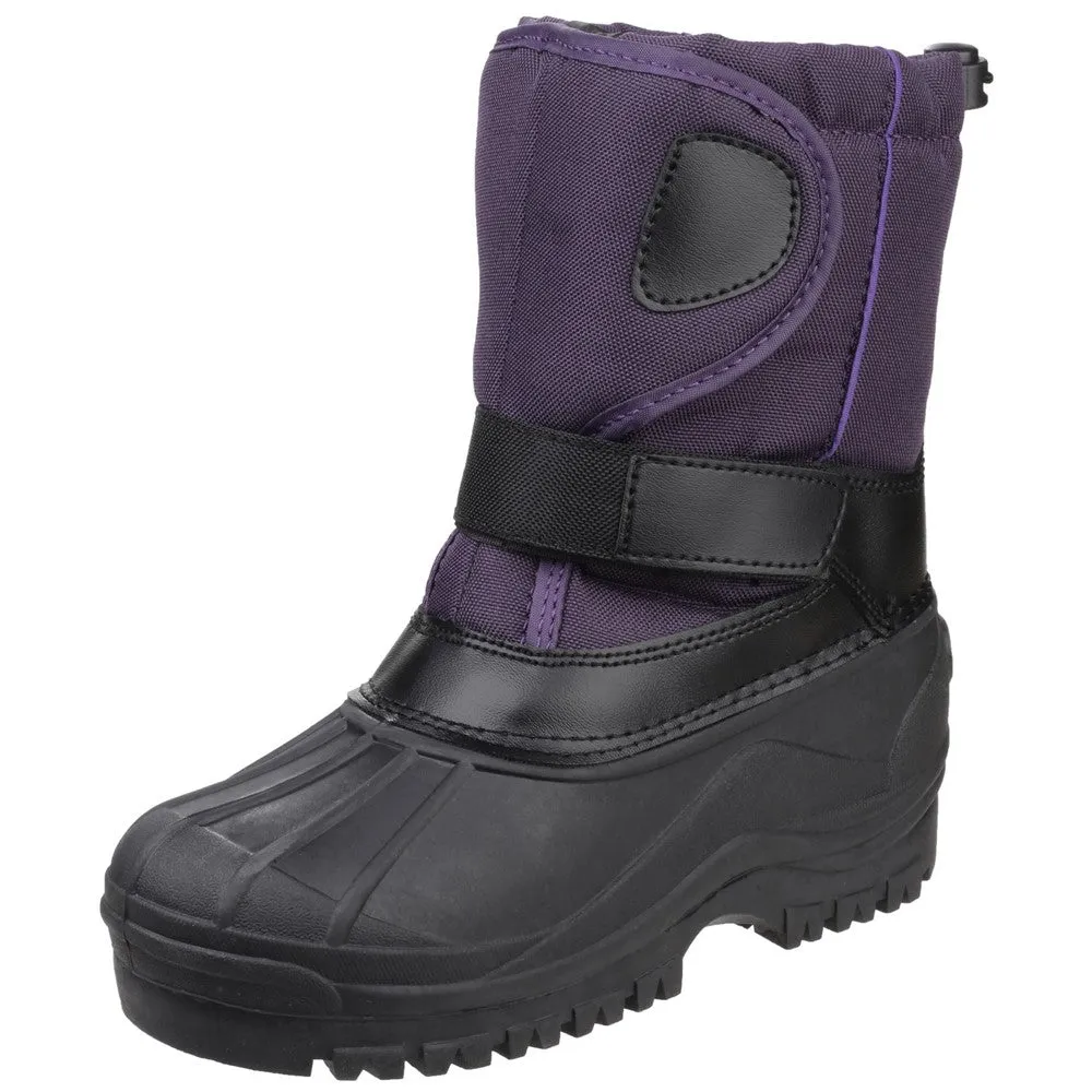 Kids Avalanche Snow Boots Purple