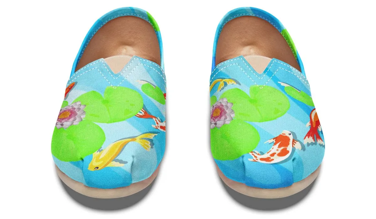 Koi Water Garden Casual Shoes