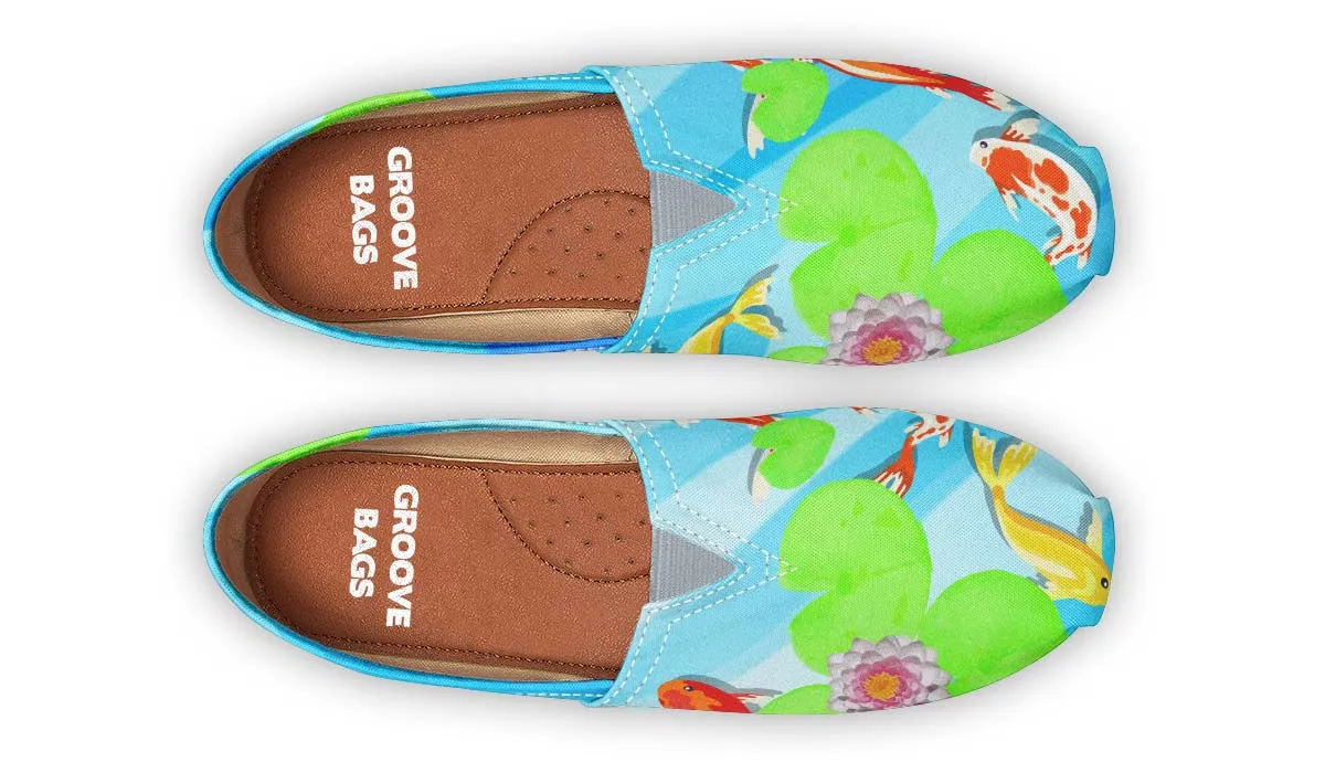 Koi Water Garden Casual Shoes