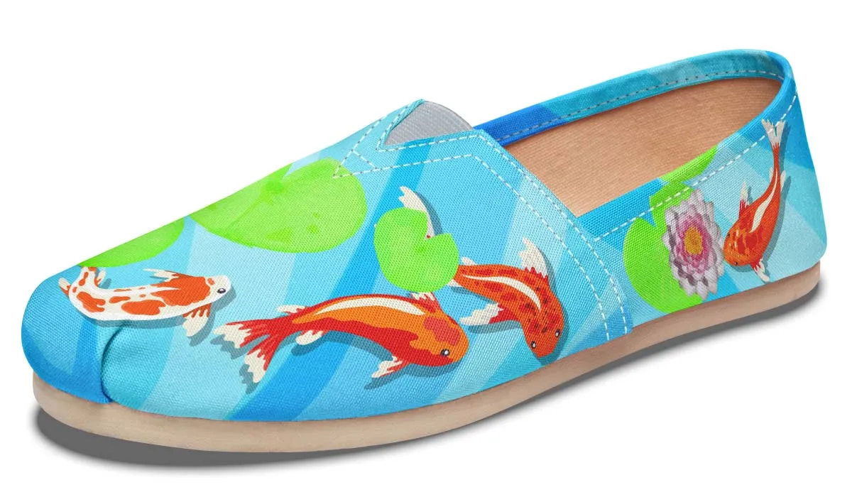 Koi Water Garden Casual Shoes