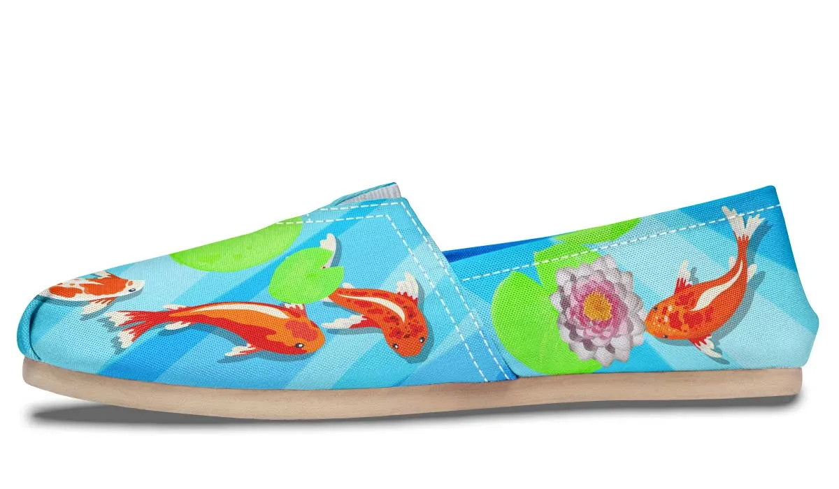 Koi Water Garden Casual Shoes