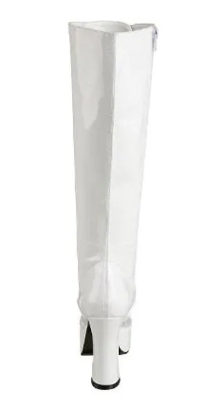 Lace-up GoGo Boots with 4-inch Chunky Heel Exotica-2020