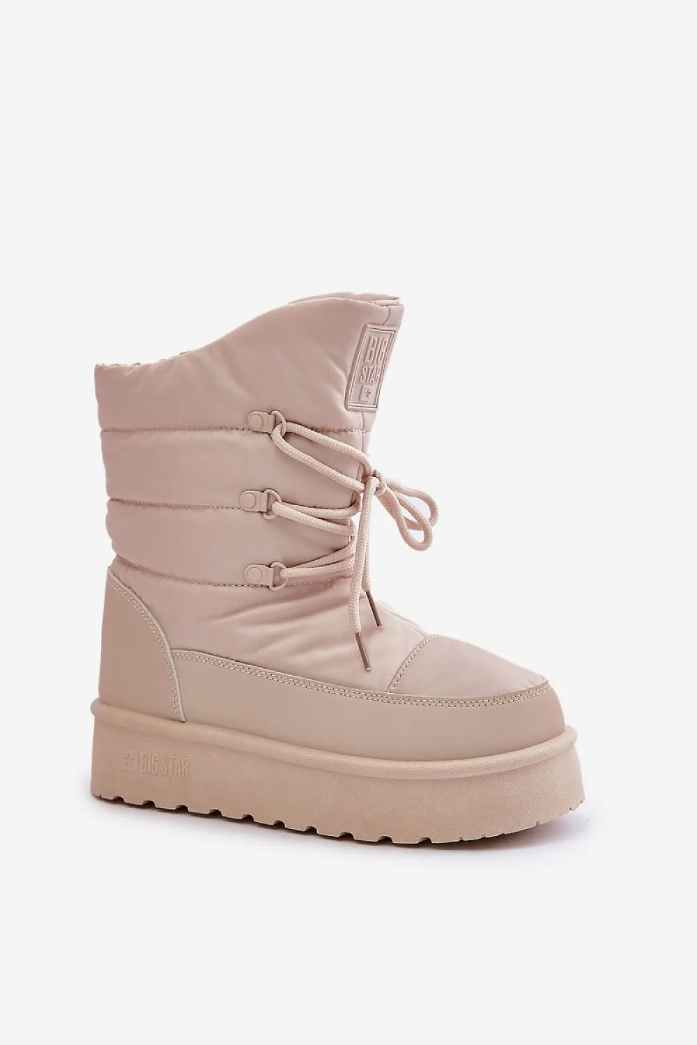 Laced Insulated Boots with Zipper